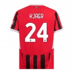 Günstige Fußballtrikots AC Mailand Kjaer 24 Heimtrikot 2024-25 Kurzarm